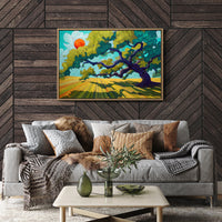 Ancient Oak Dances With Sunlight