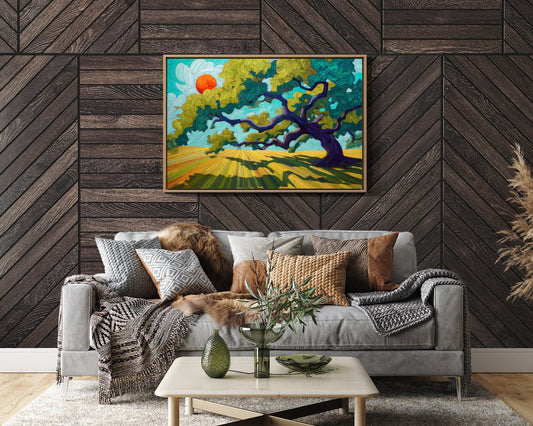 Ancient Oak Dances With Sunlight