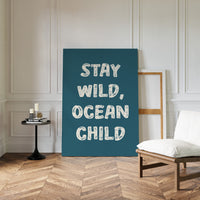 Ocean Letters Carved In Morning