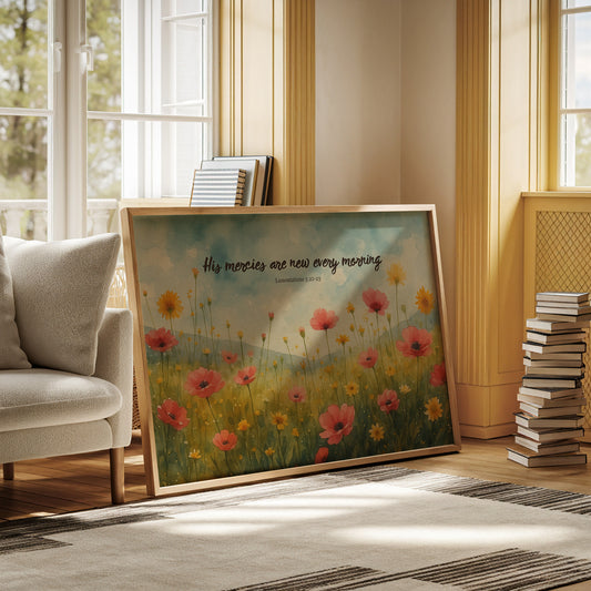 New Every Morning Wildflower Sunrise