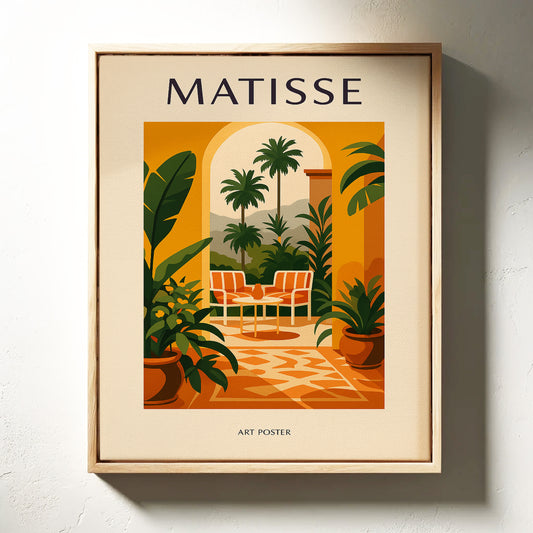 Tropical Archway in Matisse Style