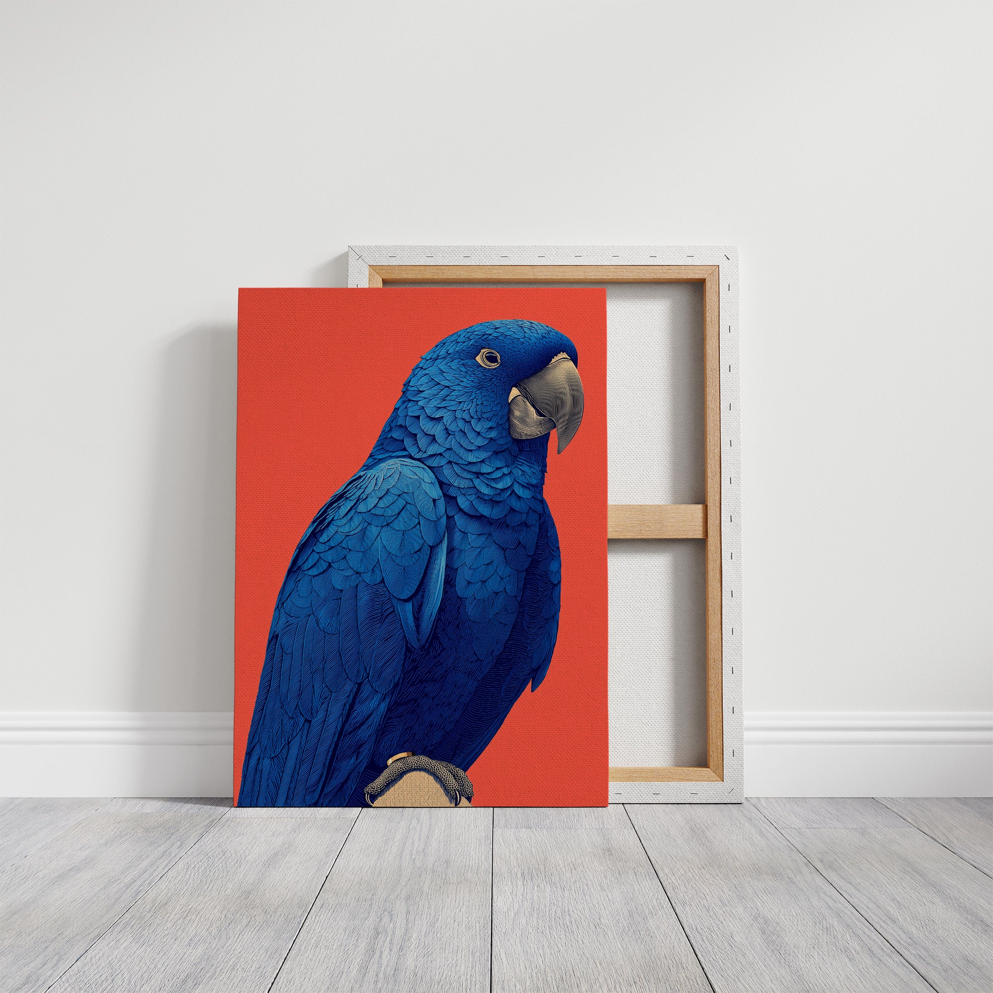 Cobalt Macaw Portrait