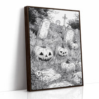 Midnight Grins Among Stone Memories