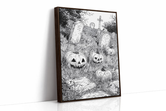 Midnight Grins Among Stone Memories