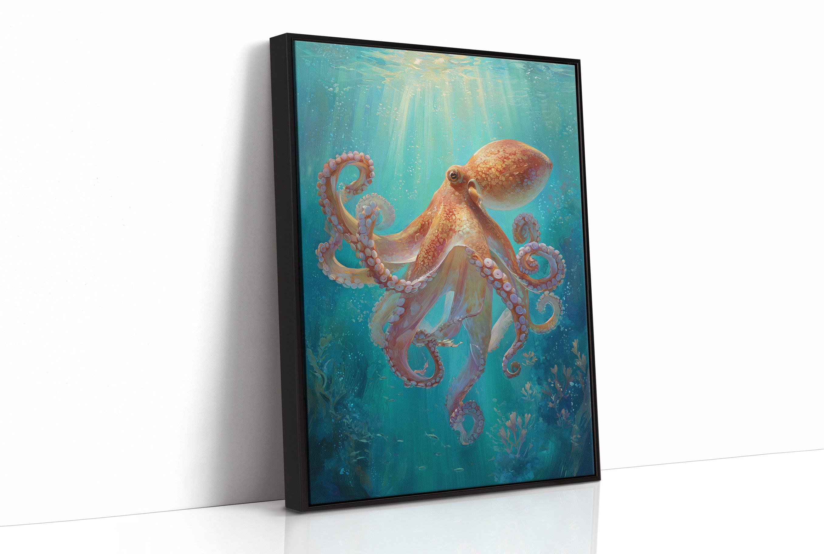 Cerulean Embrace of Eight Arms
