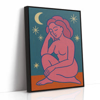 Midnight Muse in Neon Dreams