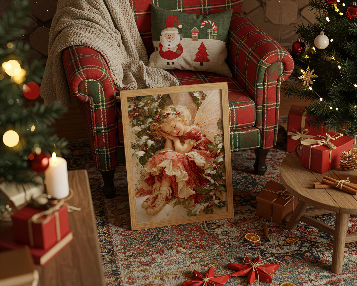 Holly Berries Crown Winter Dreams