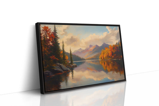 Autumn Peaks Mirror Mountain Dreams