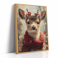 Little One in Winter Berries