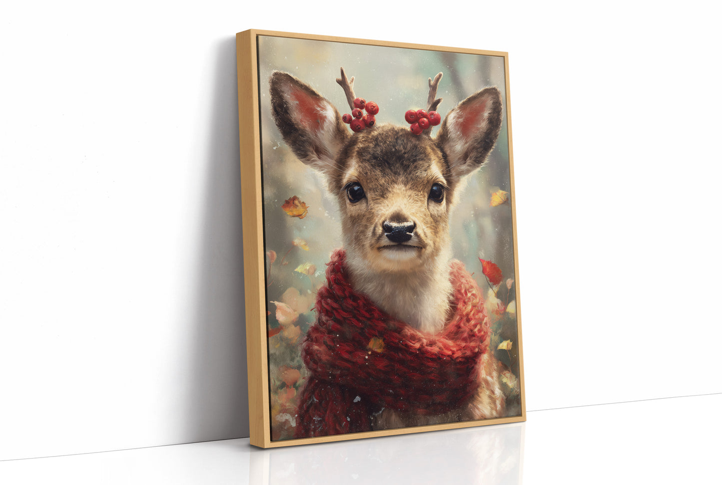 Little One in Winter Berries