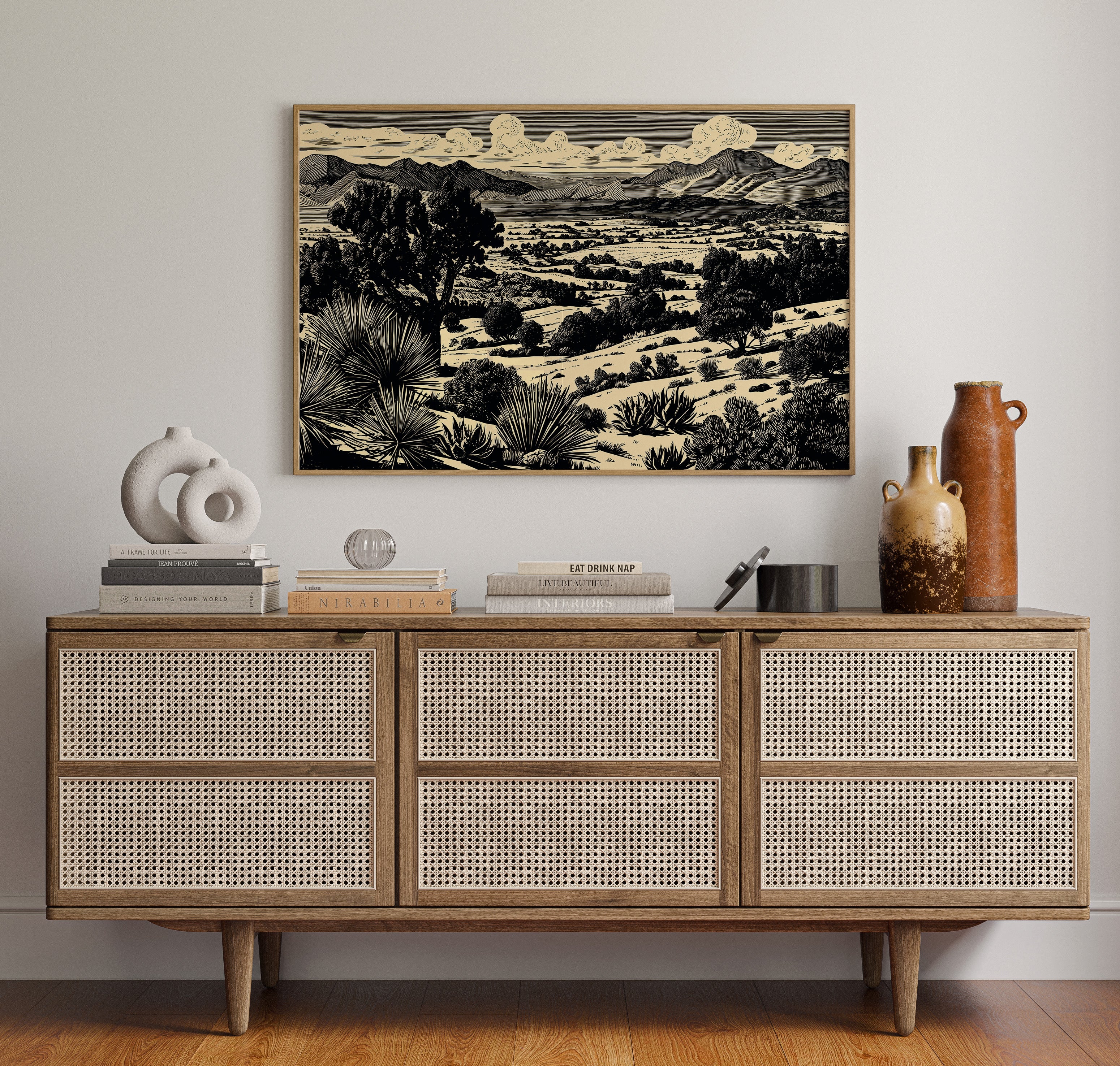 Desert Plains Dance With Mountains