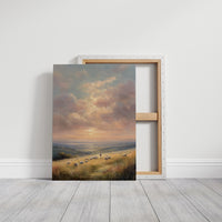 Shepherd's Solace Under Pastel Skies