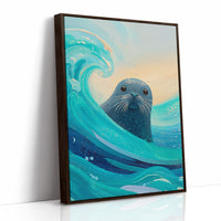 Ocean Soul Peers Through Waves