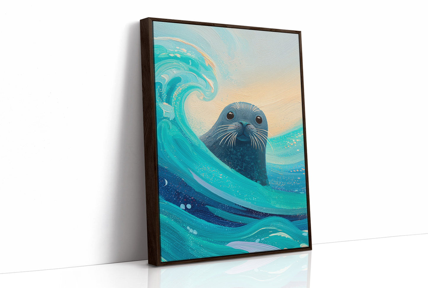 Ocean Soul Peers Through Waves