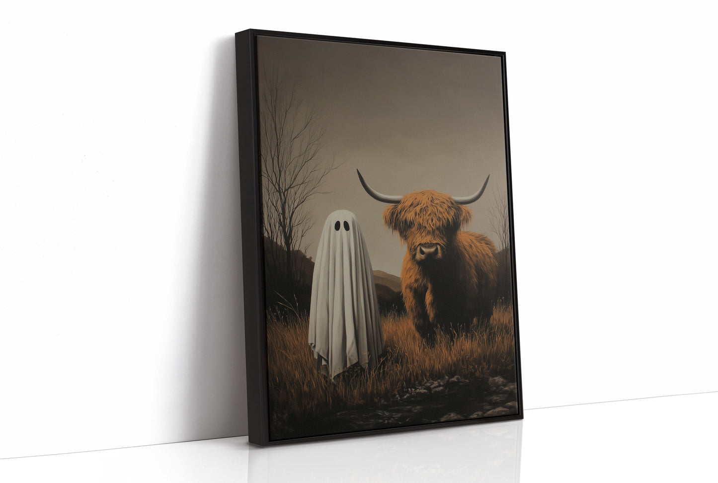 Unlikely Companions in Autumn Fields