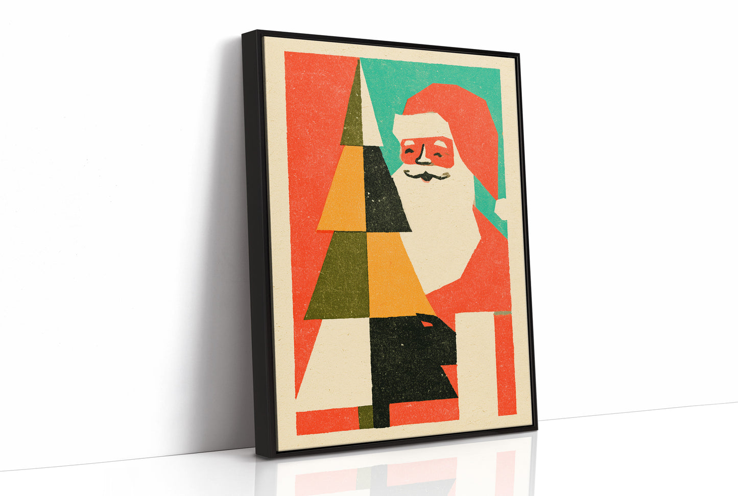 Modernist Santa, Front & Center