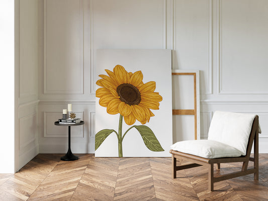 Golden Petals Paint Summer's Portrait