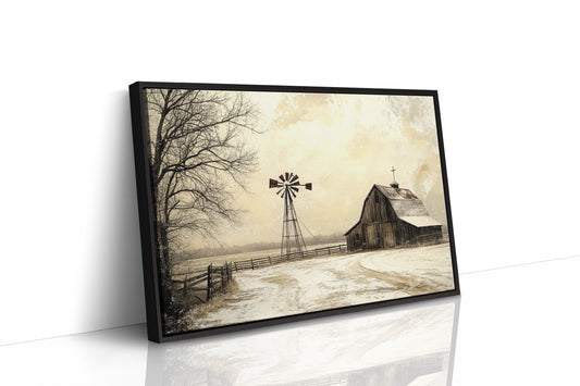 Winter Faith On Prairie Roads