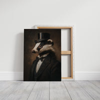 Dapper Badger in Formal Attire