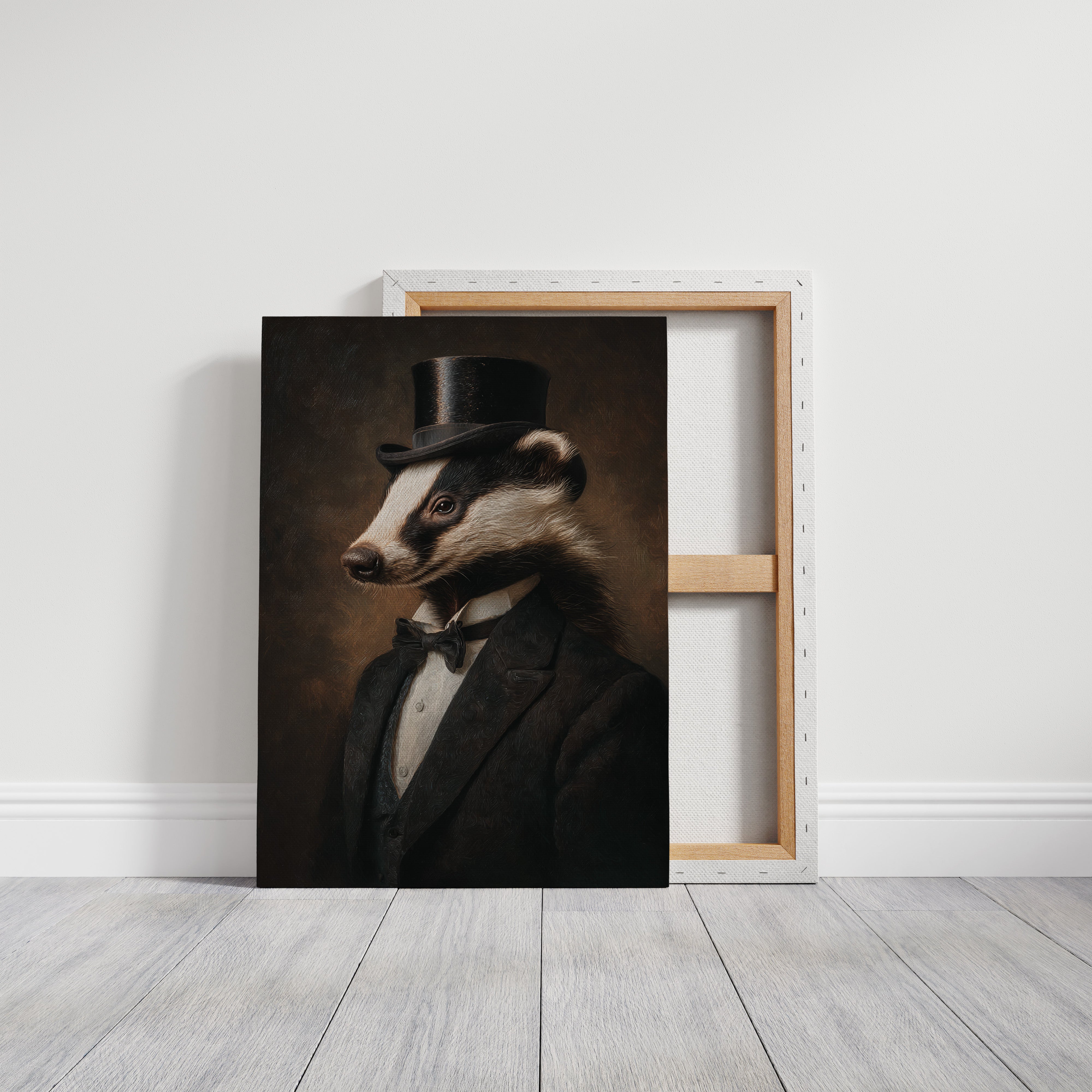 Dapper Badger in Formal Attire