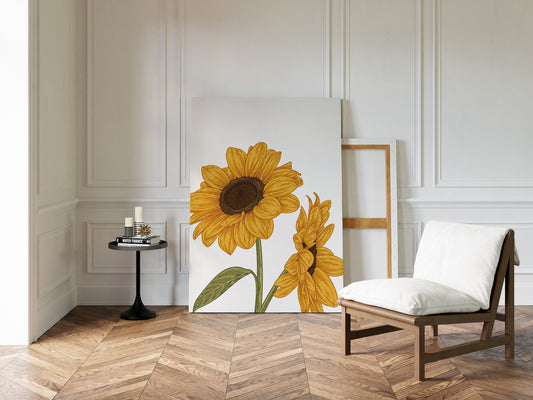 Golden Petals Greet Morning Sun