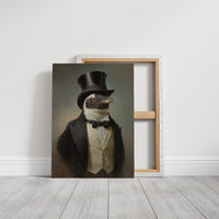 Dapper Penguin in Formal Attire