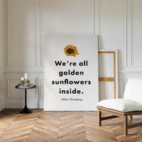 Petals Paint Poetry In Gold