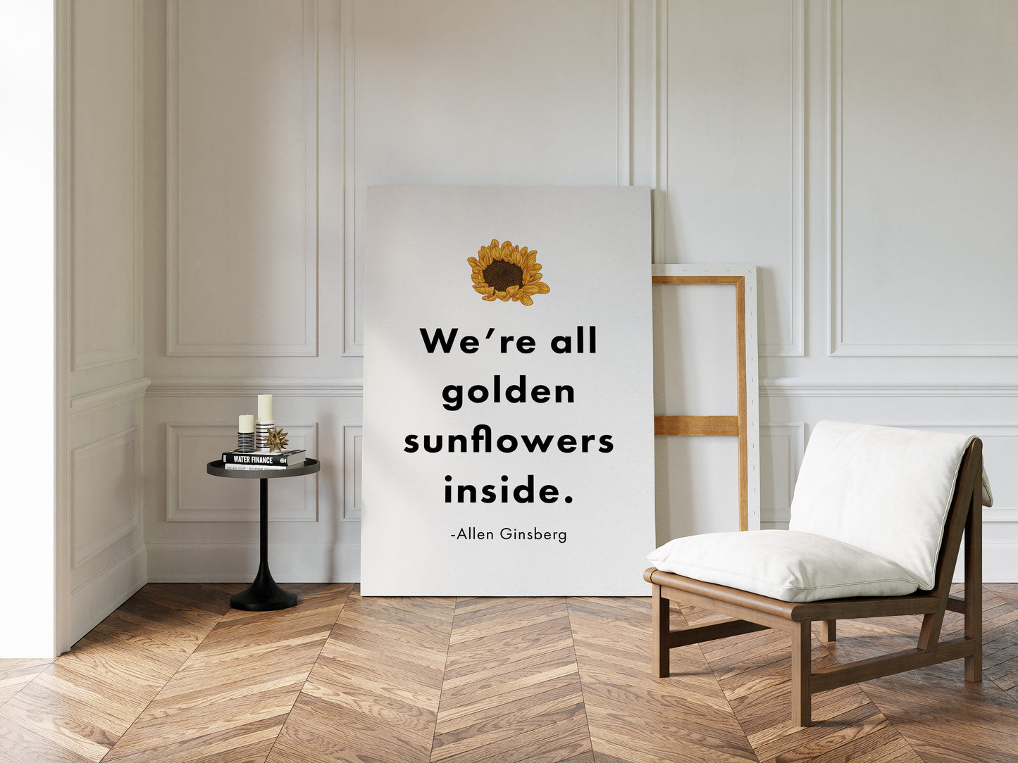 Petals Paint Poetry In Gold