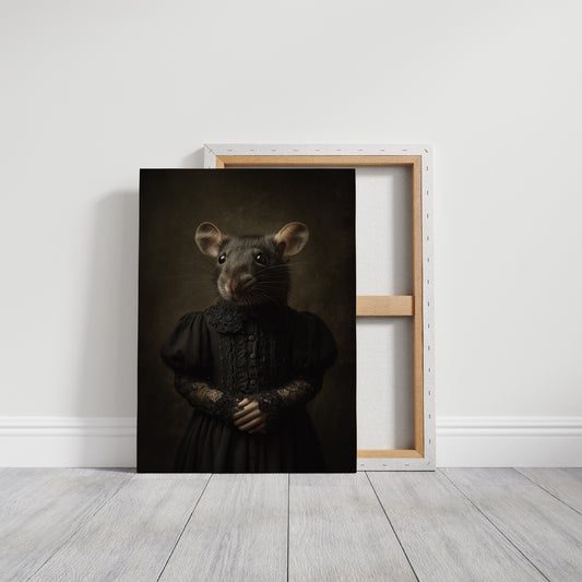 Elegant Rodent in Victorian Attire