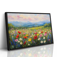 Mountain Meadows Bloom In Rainbow Light