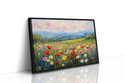 Mountain Meadows Bloom In Rainbow Light