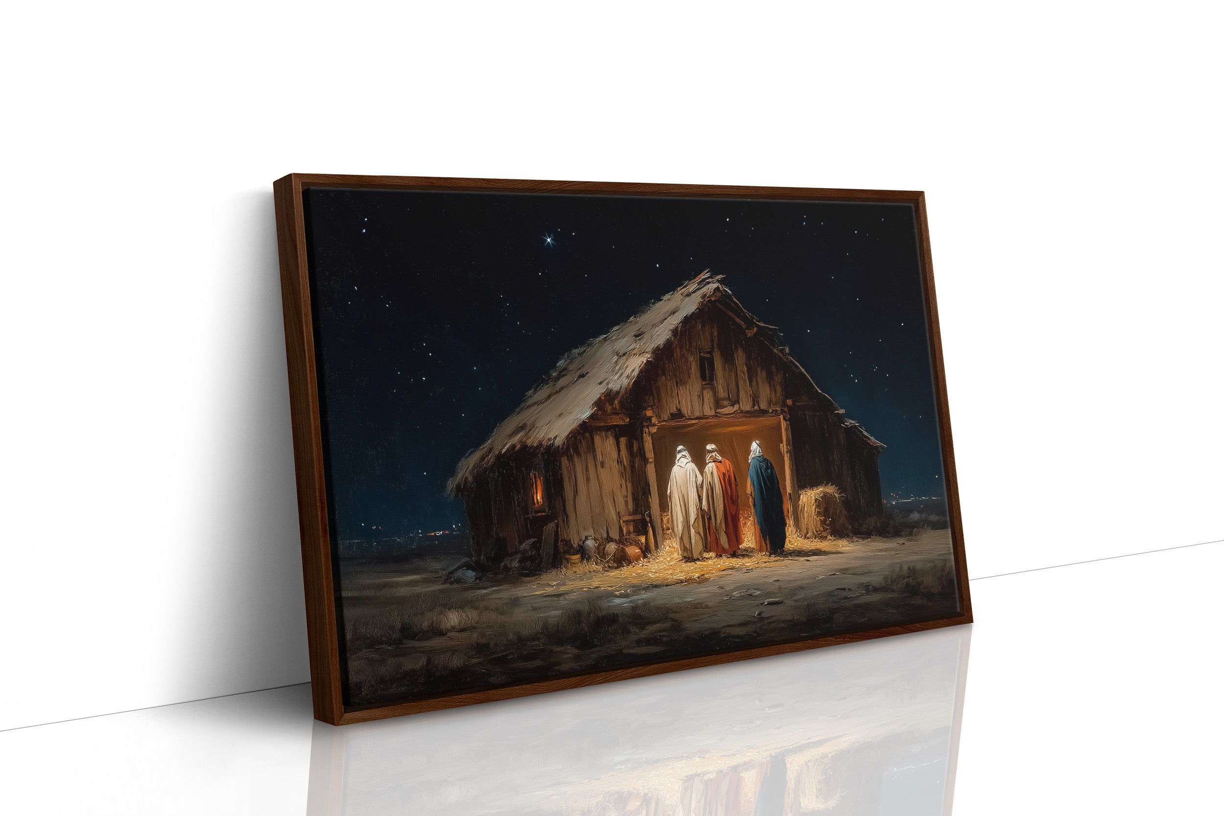 Starlit Manger Beckons Through Time