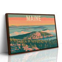 Maine Coastal Summit Sunset