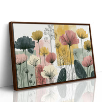 Poppy Silhouettes, Color Block Fields