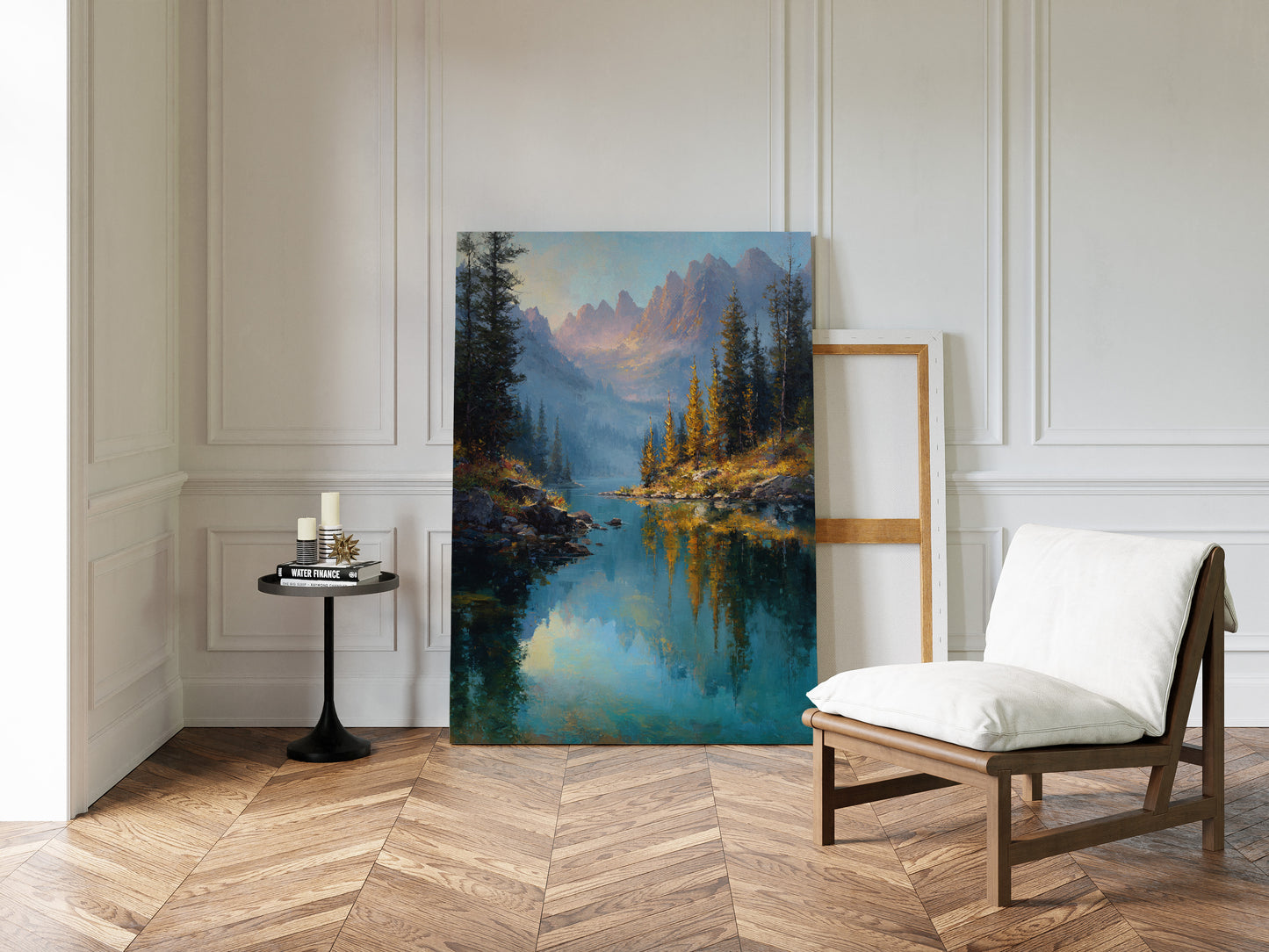Peaks Paint Gold On Alpine Waters