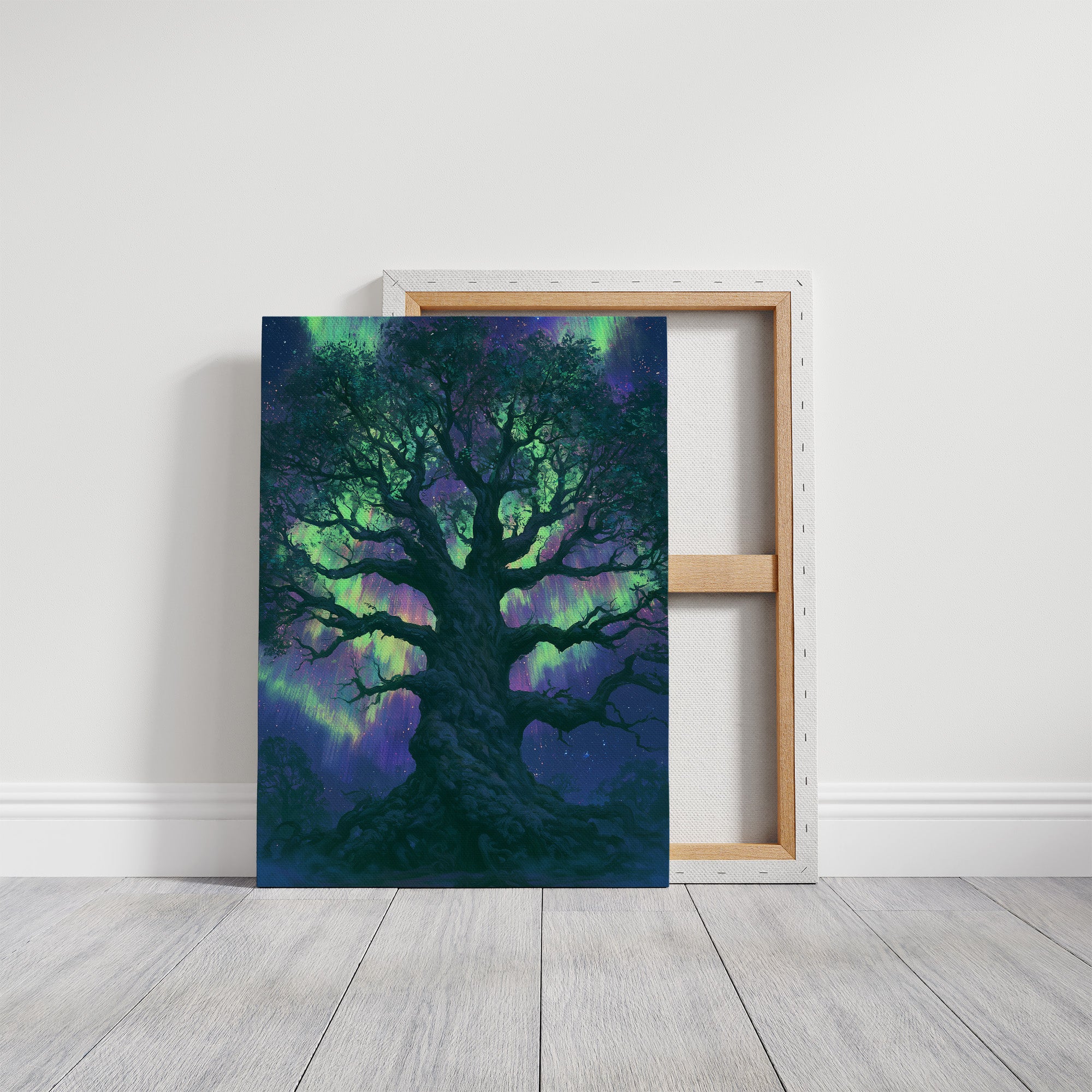 Ancient Oak, Northern Lights