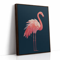 Flamingo Draped in Starlight