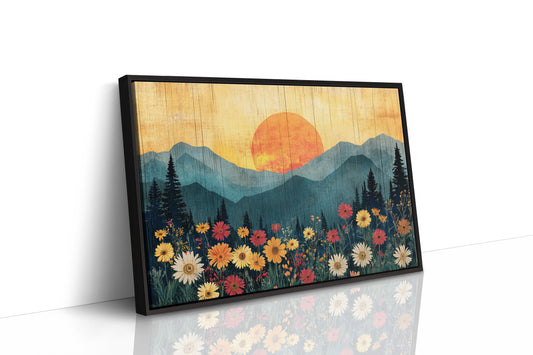 Mountain Daisies Dance At Dawn