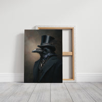 Dapper Raven in Formal Attire