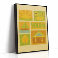 Warm Days with Frog and Sun