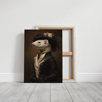 Dapper Ferret in Elegant Attire