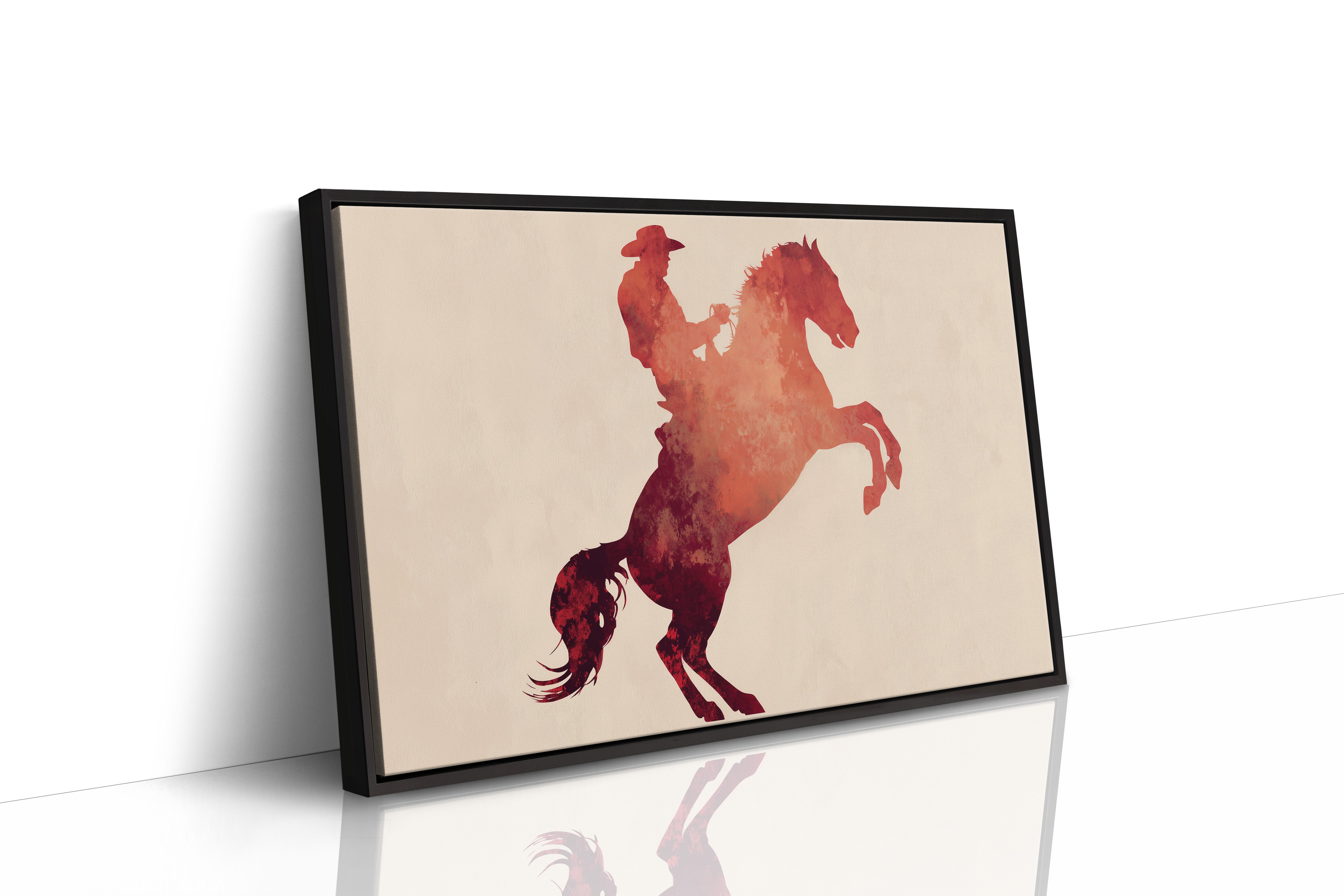 Crimson Silhouette: Untamed Spirit