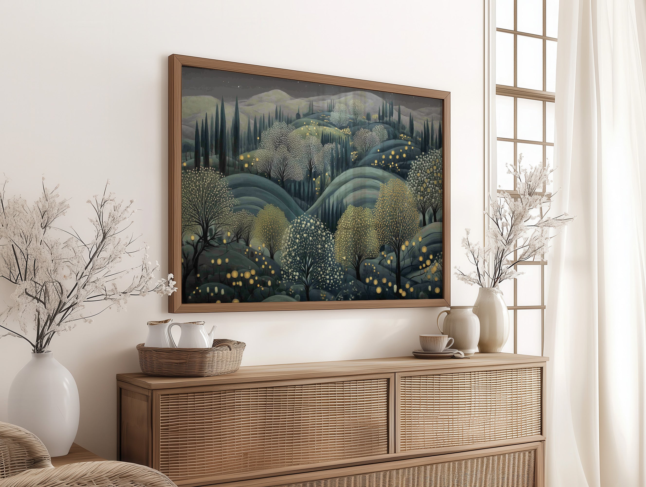 Fireflies Dance Through Tuscan Hills