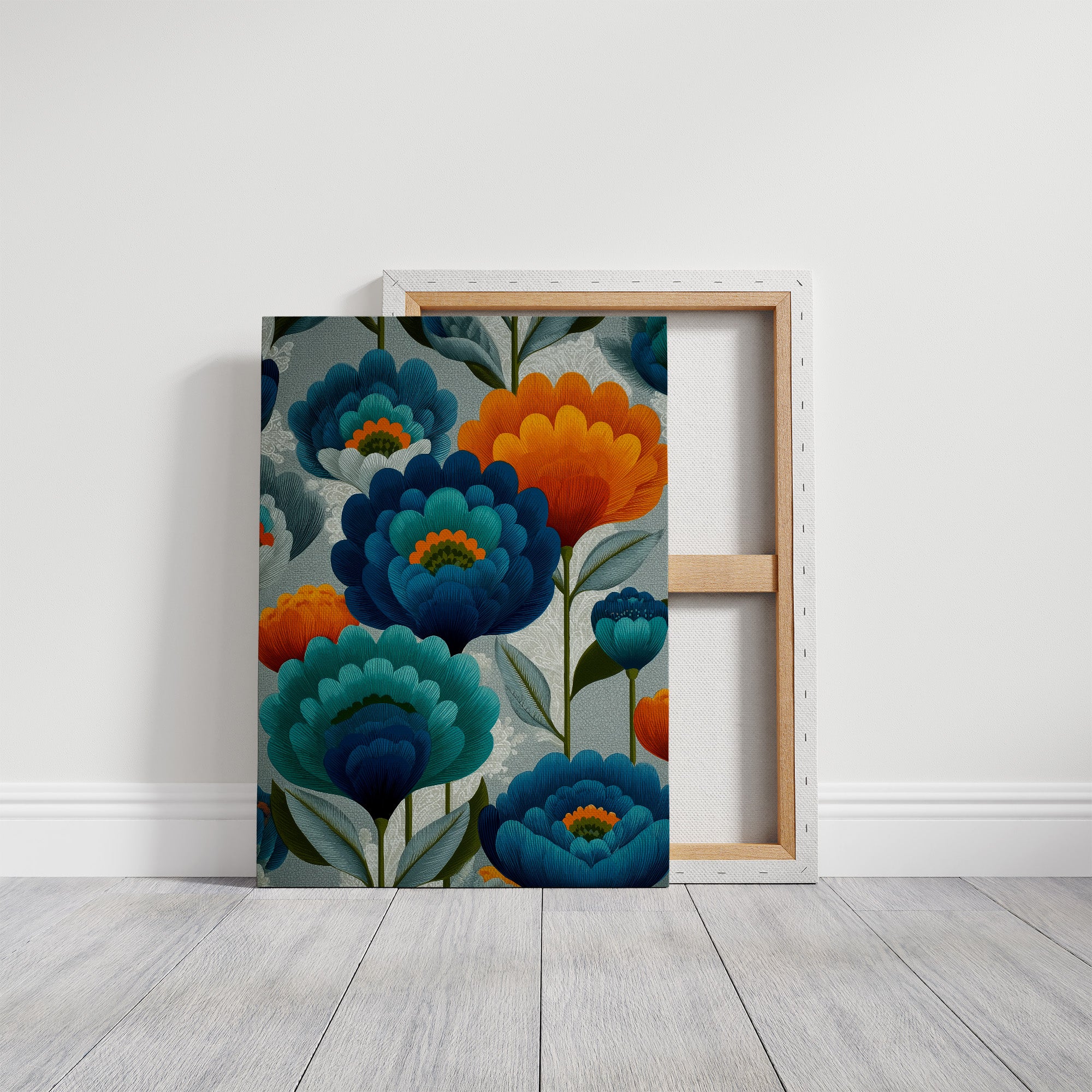 Bold Blooms on a Grey Morning