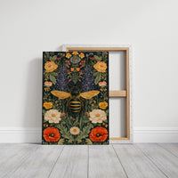 Full Buffet: Bee Among Poppies and Peonies