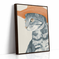 Amber Eyes Under Brim