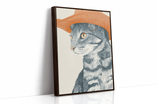 Amber Eyes Under Brim