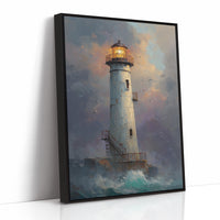 Illuminated Guardian Against Twilight Storm