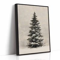 Snow-Laden Fir, Oil Study