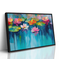 Lotus Flowers Paint Summer's Symphony